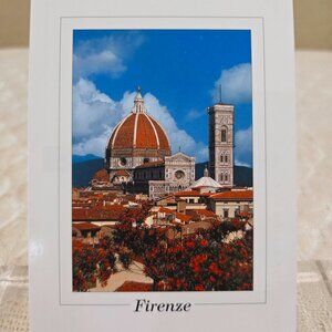 Vintage Collezione Firenze Cathedral of Santa Maria del Fiore Italy Postcard Unp